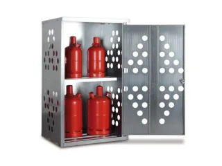 Gasflessenkast 1435x860x720mm Voor 10 Gasflessen (11kg) Plaatstaal - 1