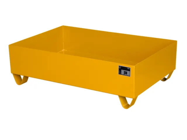 Systeem-Opvangbak 2x 200l Opvangvol. 224l 360x 1200x 800mm Ral 2000