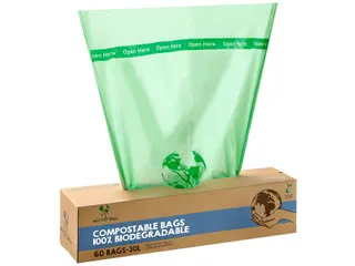 Afvalzak bio Mr. Green Mind 54x72cm 30 liter dispenser 60 stuks - 1