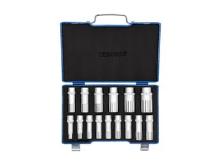 GEDORE D 19 L-015dopsleutelset 1/2 inch 15-delig UD 10-32mm - 1