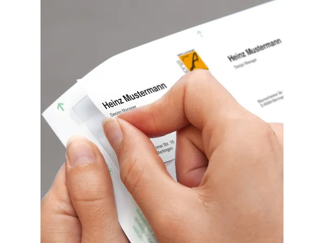Cartes de visite Sigel 3C 85x55mm 190g blanc 400 pces