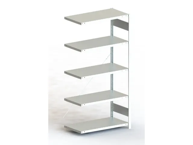 Inhaakstelling Aanbouwveld Ral7035 2000x1006x536mm 5legborden 200kg