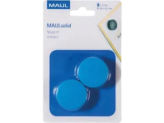 magneet Solid 38 mm trekkracht 25 kg 2 stuks blauw - 2