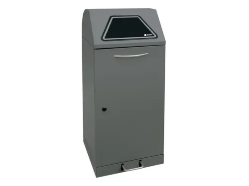 afvalverzamelaar,niet-brandbaar,1x120l,HxBxD 1100x450x450mm