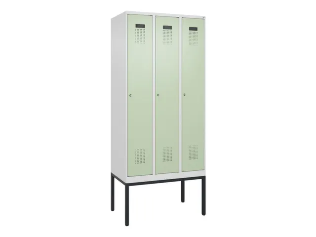locker voor scheiding van kleding,HxBxD 2120x900x500mm,3vak