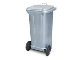 container,120l,HxBxD 920x475x565mm,deksel staal,romp vuurverzinkt - 3