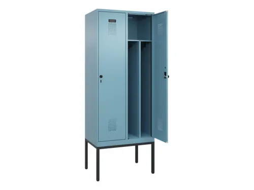 locker voor scheiding van kleding,HxBxD 2120x800x500mm,2vak