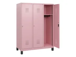 schoollocker,HxBxD 1630x1200x500mm,3vak,vak B 400mm,cil.-slot,voeten