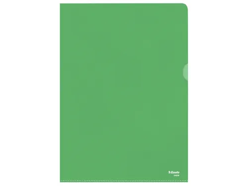 Insteekmap L-map Esselte Standaard A4 0.11mm Pp Groen