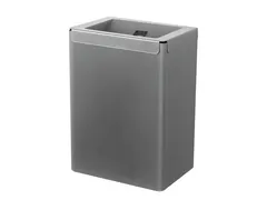 Afvalbak 25 liter RVS Open Anti Vingerprint SMART-READY