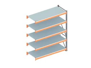 Breedvakstelling Aanbouwveld Hxbxd 3300x2785x1100mm 5 Stalen Legborden - 1