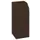 Verzamelaar 76 liter HxBxD 890x380x380mm sticker gft-afval Bruin