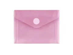 Enveloptas Foldersys A7 PP transp rood