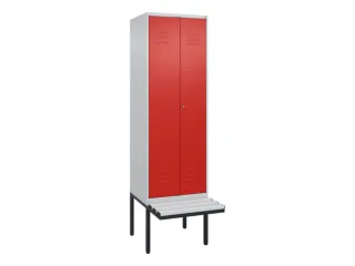 locker voor scheiding van kleding,HxBxD 2120x600x815mm,2vak - 1