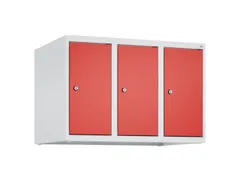 opzetkast,v. locker,3vak.,vak B 250mm,HxBxD 500x750x500mm,vleugeldeur