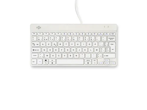 Compact Break ergonomisch toetsenbord Azerty BE Wit bedraad