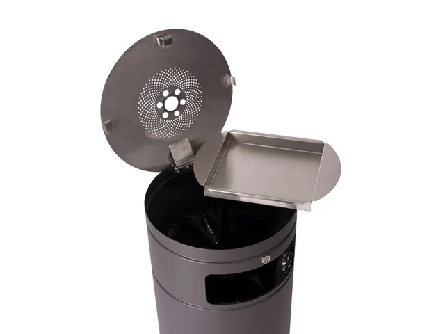 Bica 5070 Buitenafvalbak 75 Liter Antraciet