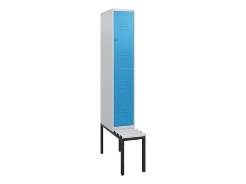 Dubbeldekse dekenkist,HxBxD 1950x300x815mm,1x2vak.,vak B 300mm