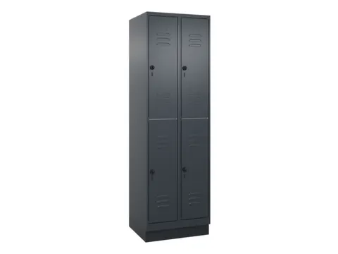 dubbeldekse locker,HxBxD 1950x600x500mm,2x2vak.,vak B 300mm