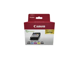 Canon PGI-580 & CLI-581 Inktcartridges 5-Pack Zwart + Kleur