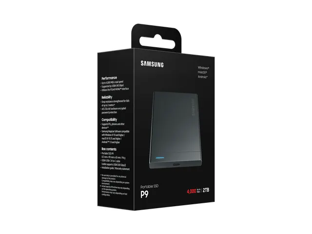 Portable SSD P9 USB 4.0 Gen 3x2 2TB