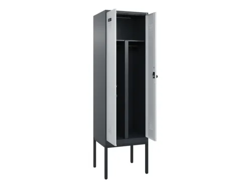 PBM-locker,HxBxD 2120x600x500mm,2vak,vak B 300mm,draaigrendel
