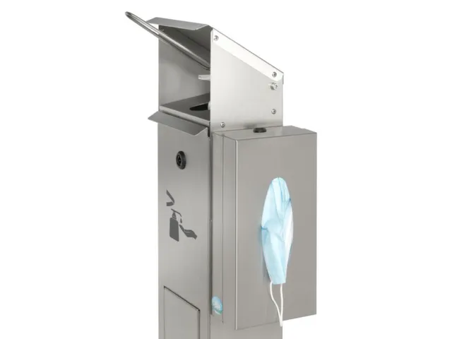 ontsmettingsmiddeldispenser HxBxD 1147x254x140mm v. 0 5-1l