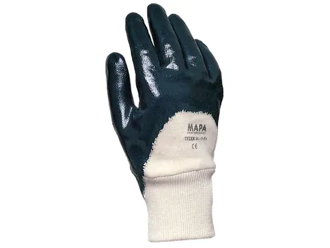 Mapa Professionnel Werkhandschoen Titan 391 Maat 8 Blauw Nitril