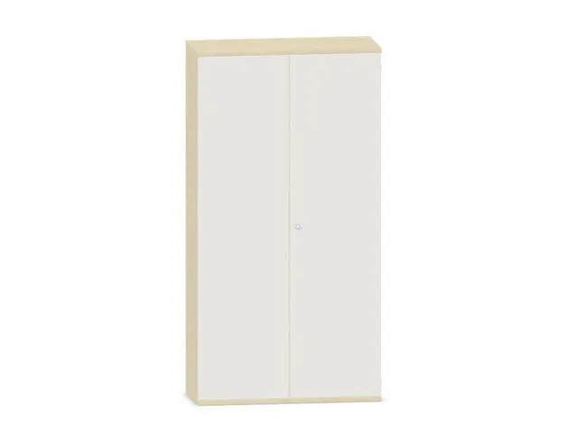 kantoorkast,HxBxD 1920x1000x430mm,decor romp esdoorn,decor front wit