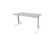 Extension Table Linesto Plus Réglable 180x80 Gris Cadre Blanc