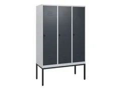 locker,HxBxD 1950x1200x500mm,3vak,vak B 400mm,draaigrendel