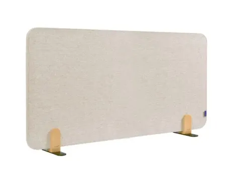 OUTLET Elements Bureauscherm akoestisch 60x120cm Beige Houders