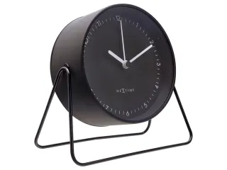 Wekker Nextime Berlin Table 14x13 cm zwart metaal - 3