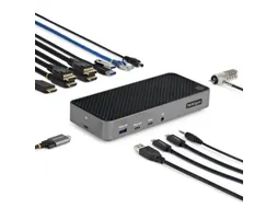 USB-C Dock Triple 4K 100W PD HDMI DP 5x USB