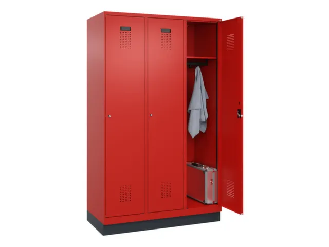 locker,HxBxD 1950x1200x500mm,3vak,vak B 400mm,cil.-slot,sokkel