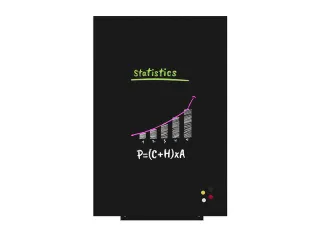 Whiteboard Rocada Skinliquid 100x150cm zwart gelakt - 5