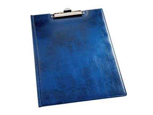Klembordmap Durable 2355 met kopklem en insteek blauw A4