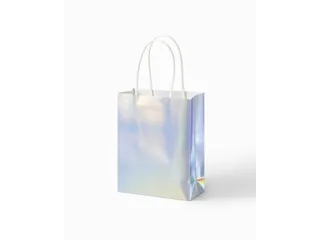 Cadeautas Folia iriserend kraft 12x15x5.5cm 10 stuks - 3