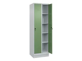 wasgoedverdeelkast,HxBxD 1950x600x500mm,vak B 300mm,draaigrendel - 2