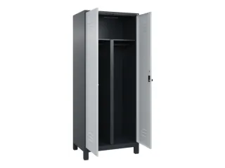 PBM-locker,HxBxD 1950x800x500mm,2vak,vak B 400mm,draaigrendel - 2