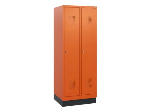 schoollocker,HxBxD 1630x600x500mm,2vak,vak B 300mm,cil.-slot,sokkel