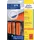Rugetiket Avery Zweckform breed 192x61mm Rood L4766 80 stuks