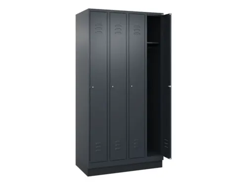 locker,HxBxD 1950x1000x500mm,4vak,vak B 250mm,cil.-slot,sokkel