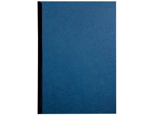 Dekblad A4 Blauw Lederlook 250 Grams Pak 100 Stuks
