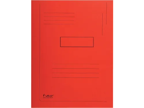 Dossiermap Exacompta Forever 290gr 2 kleppen rood A4