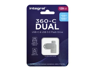 USB stick 3.0 Integral USB-360-C Dual USB-A 128GB - 3
