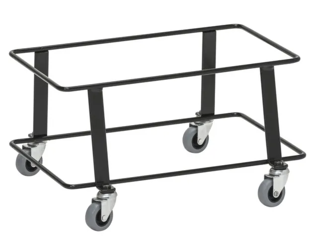 onderstel,v. boodschappenmand inhoud 27l,BxD 285x430mm,4zwenkwielen