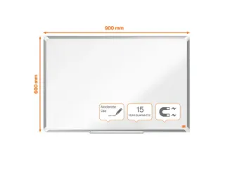 Whiteboard Nobo Premium Plus 60x90cm staal - 4