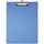 Klemplaat gecoat papier A4 blauw