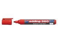Viltstift Edding 360 Whiteboard Rond Rood 1.5-3mm